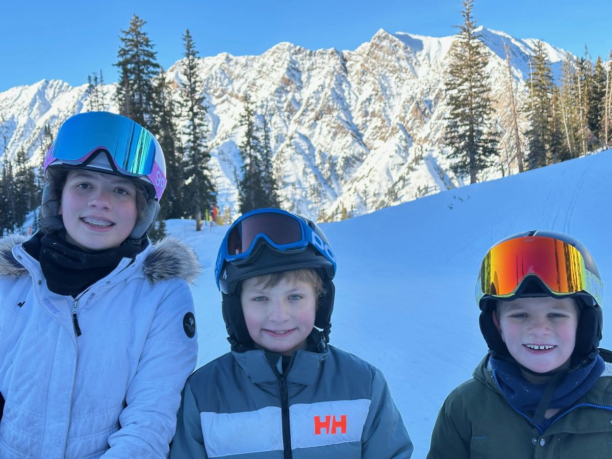 skiing at snowbird